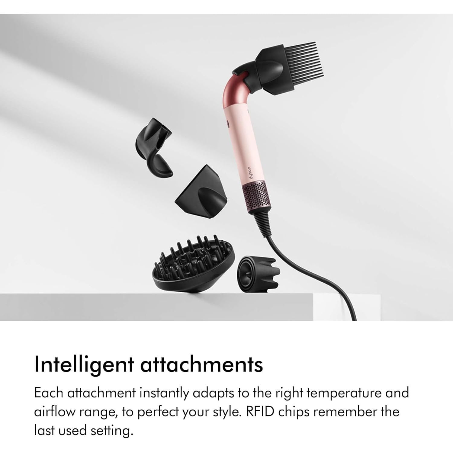 Dyson Supersonic r™ Hair Dryer : With Diffuser (Ceramic Pink/Rose Gold)